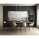 Realm Sphere Linear Chandelier Ceiling Light in Brushed Nickel