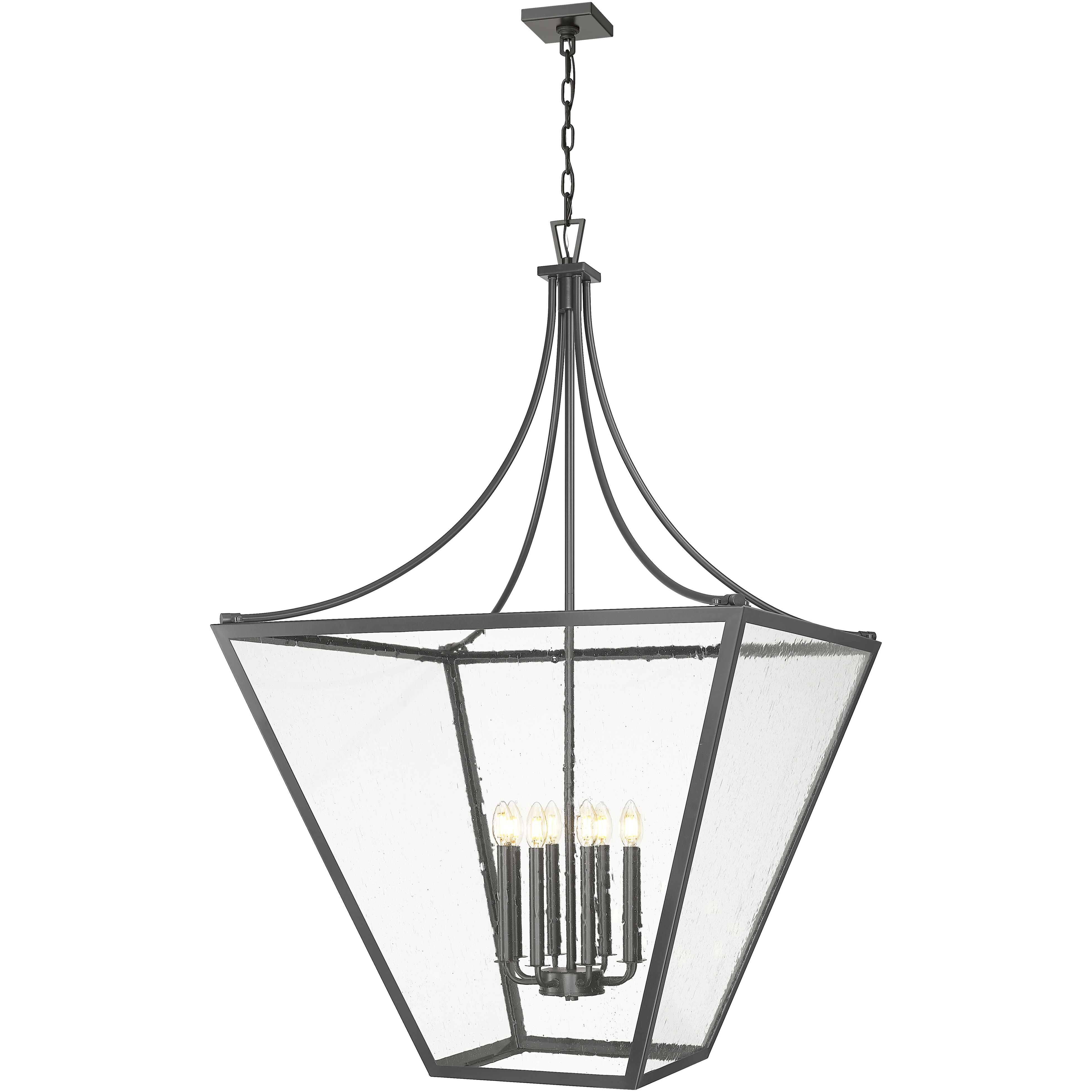 Montalcino 8 Light 32 inch Iron Ore Chandelier Ceiling Light