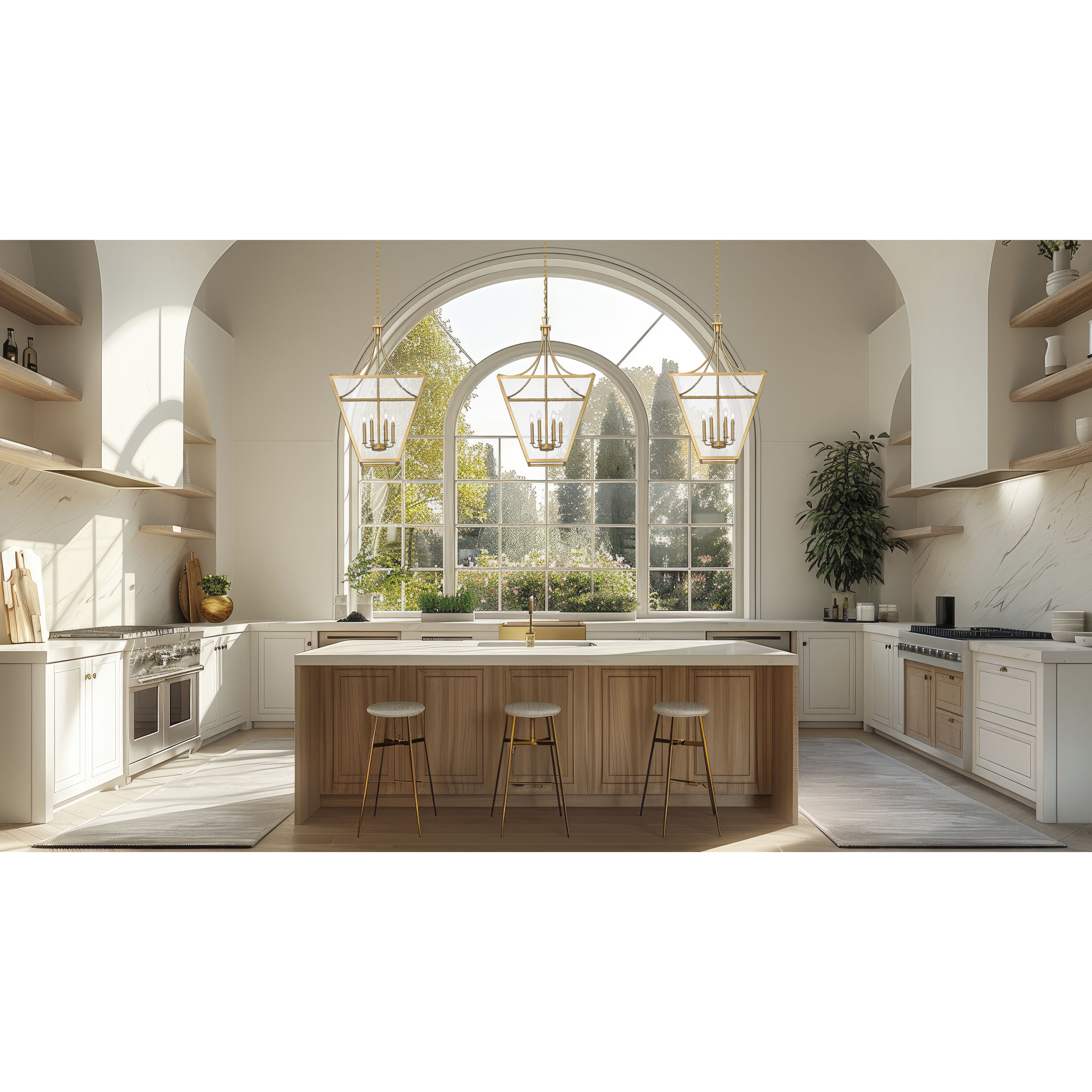 Montalcino 6 Light 26 inch Rubbed Brass Chandelier Ceiling Light