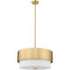 Counterpoint 3 Light 18 inch Modern Gold Pendant Ceiling Light