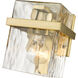 Bennington 1 Light 5.5 inch Modern Gold Wall Sconce Wall Light
