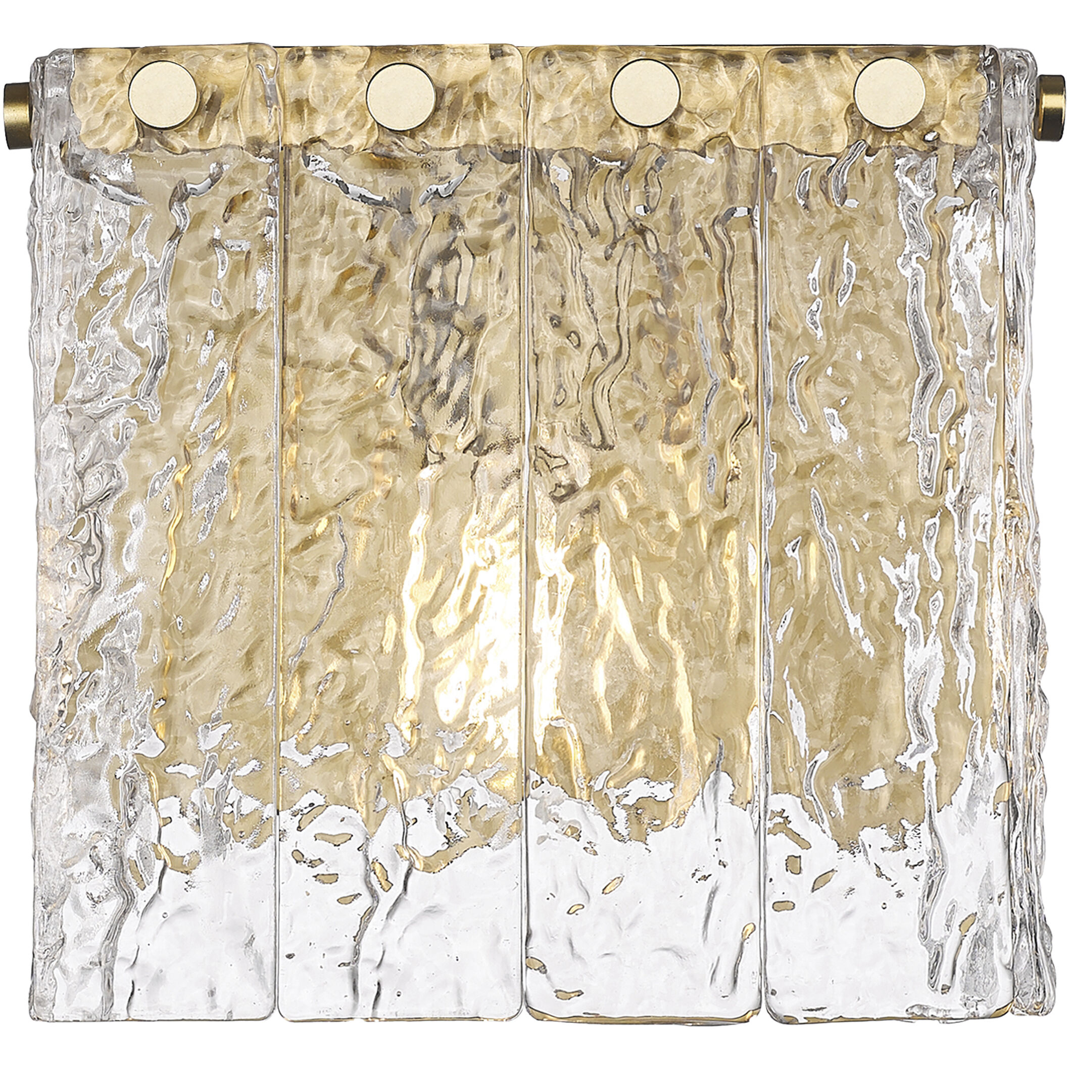 Glacier Wall Sconce Wall Light in Modern Gold