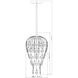 Gabriella 3 Light 9 inch Modern Gold Pendant Ceiling Light