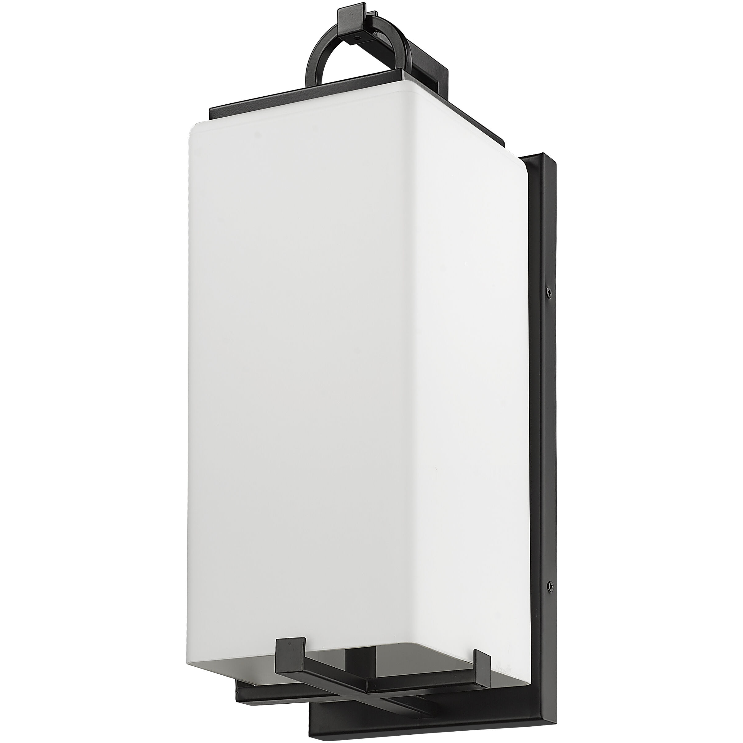 Sana 1 Light 18.5 inch Black Outdoor Wall Light