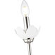 Allistair Wall Sconce Wall Light in Polished Nickel