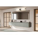 Idris LED 40.5 inch Matte Black Bathroom Vanity Wall Light
