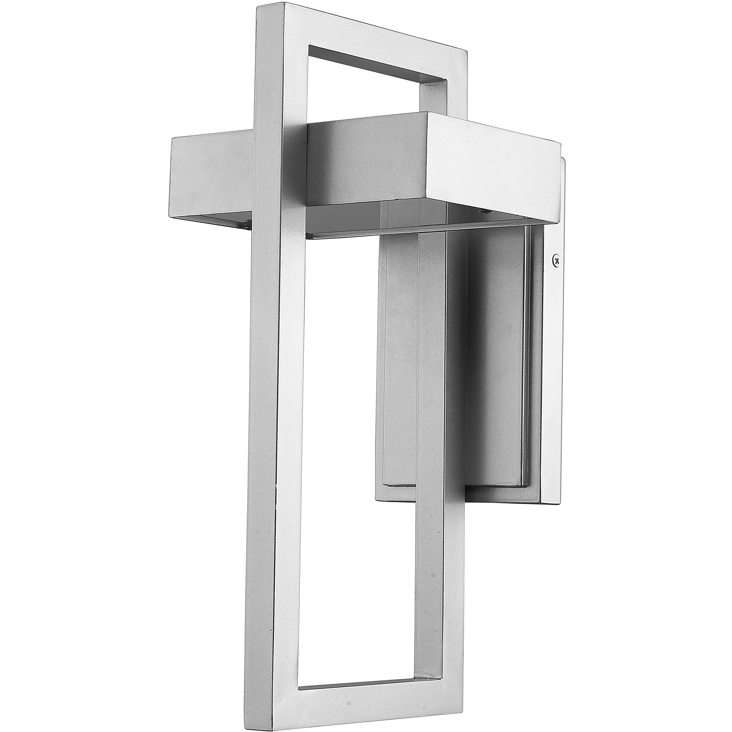 Luttrel LED 15 inch Silver Outdoor Wall Light