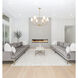 Shannon 6 Light 42 inch Rubbed Brass Chandelier Ceiling Light