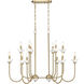 Allistair 12 Light 24.50 inch Island Light