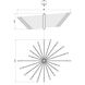 Ascension 20 Light 47.5 inch Chrome Chandelier Ceiling Light
