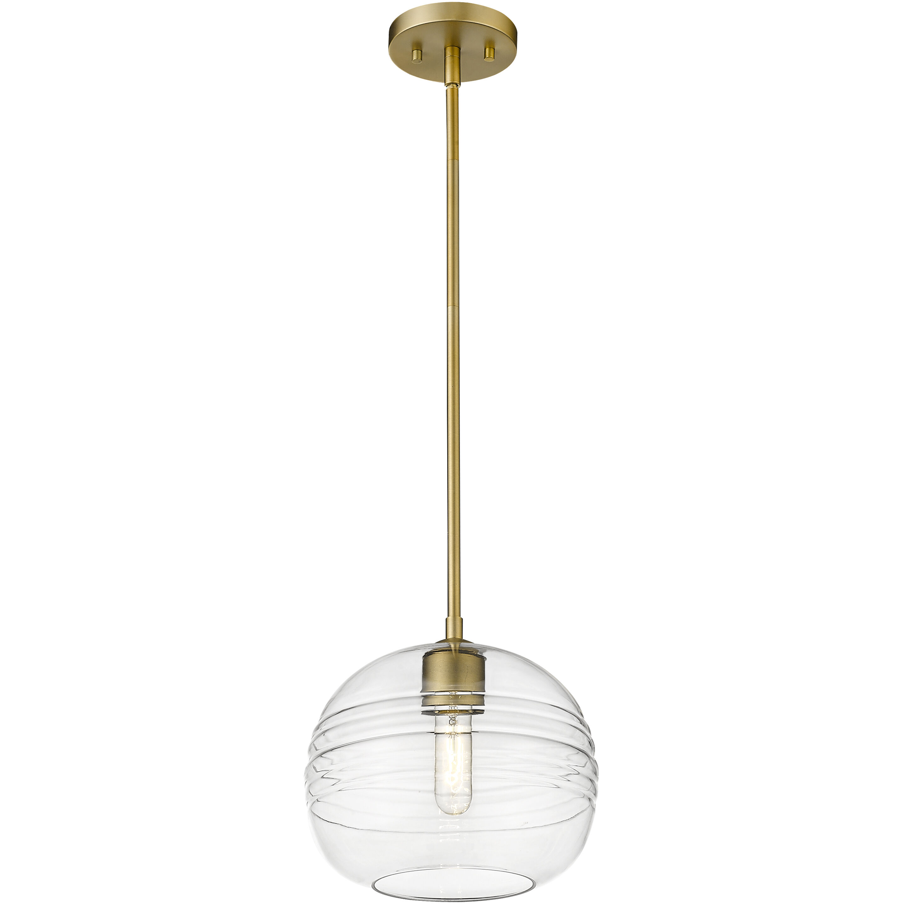 Harmony 1 Light 10 inch Olde Brass Pendant Ceiling Light