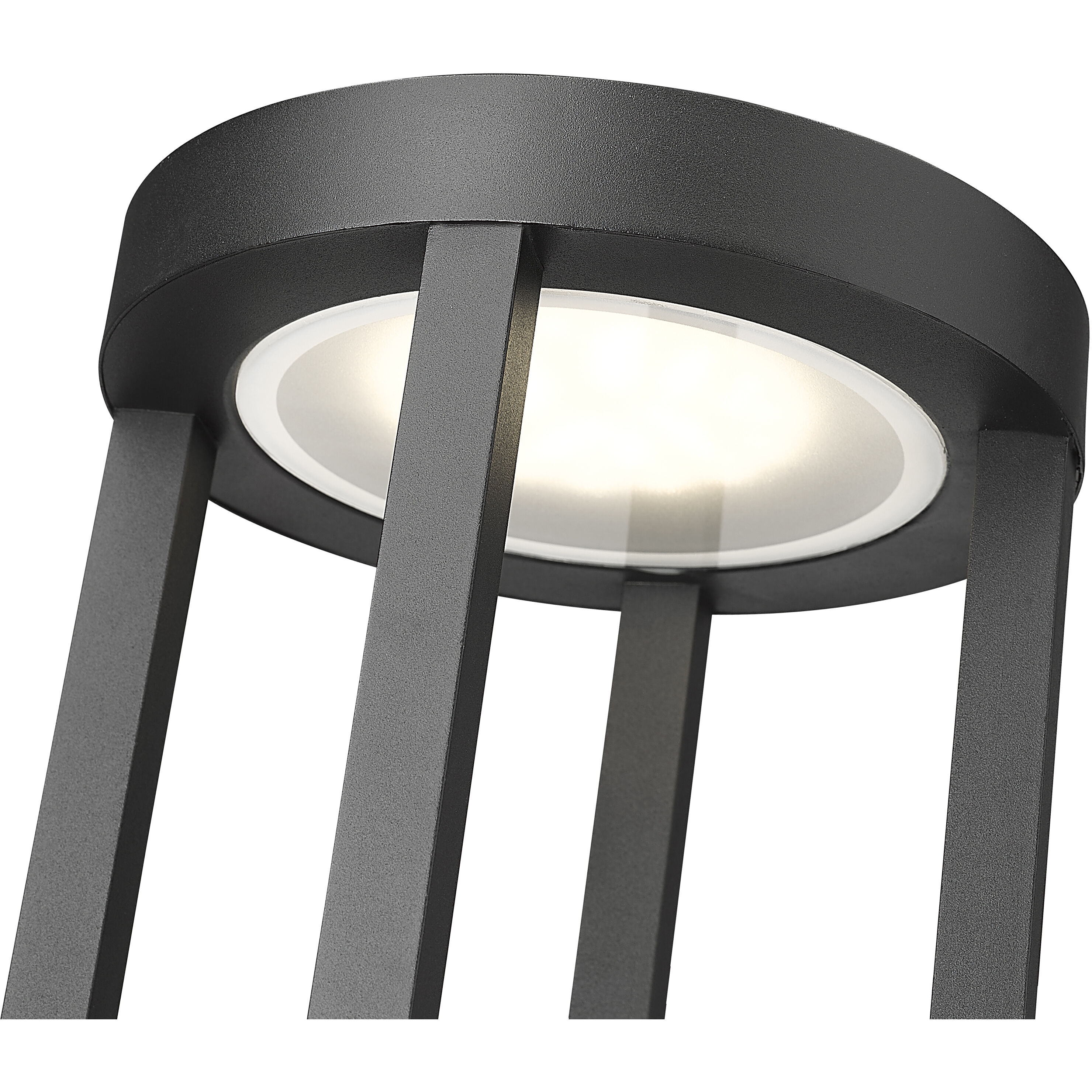 Leland LED 118.75 inch Sand Black Outdoor Post Mounted Fixture