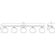 Neoma 5 Light 38.25 inch Matte Black Vanity Wall Light