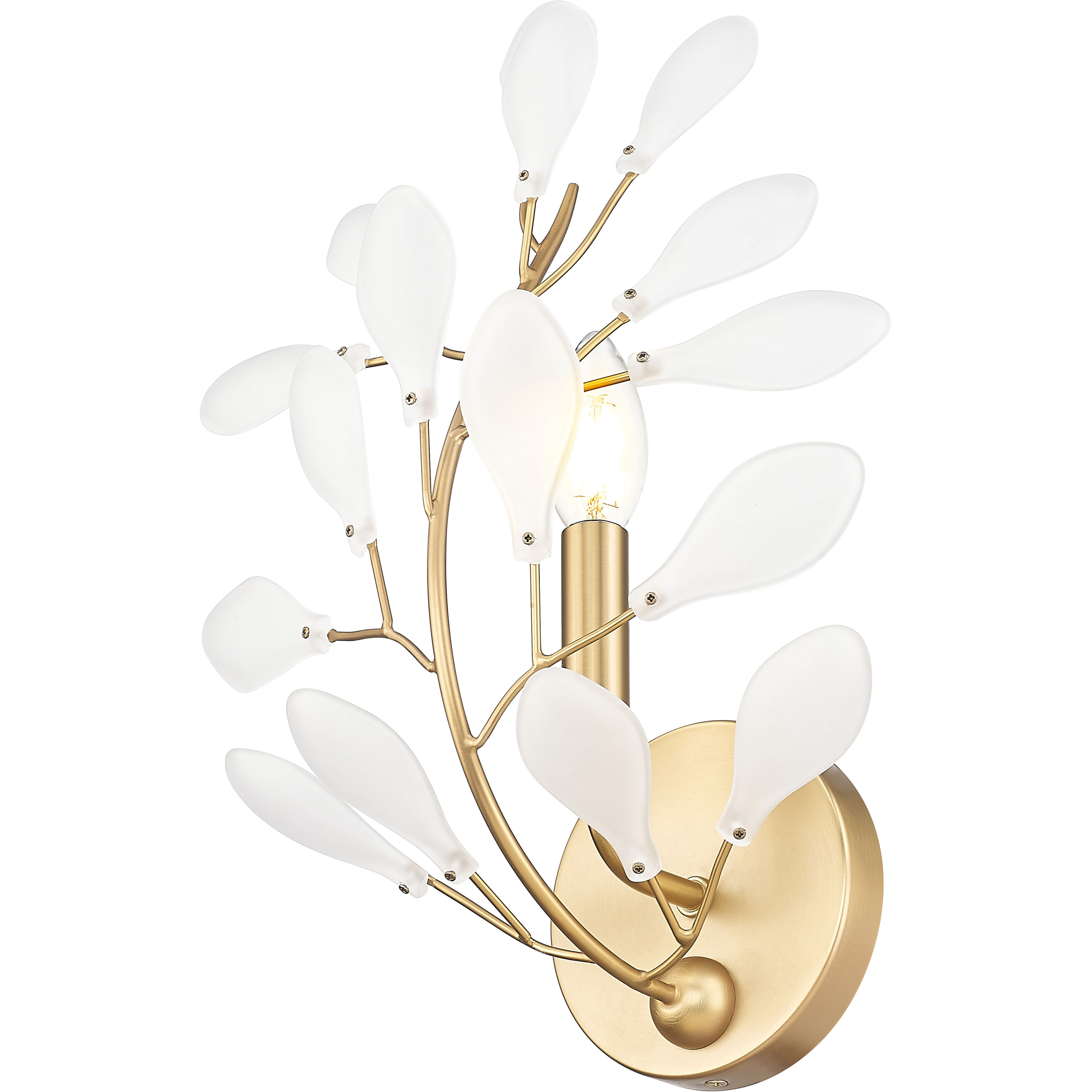 Claudine Wall Sconce Wall Light in Modern Gold
