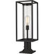 Dunbroch 1 Light 23.75 inch Black Outdoor Pier Mounted Fixture