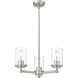 Thayer 3 Light 19 inch Brushed Nickel Chandelier Ceiling Light