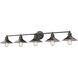 Casa 5 Light 46 inch Olde Bronze Vanity Wall Light in Olde Bronze Steel