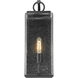 Sana 1 Light 18.5 inch Black Outdoor Wall Light