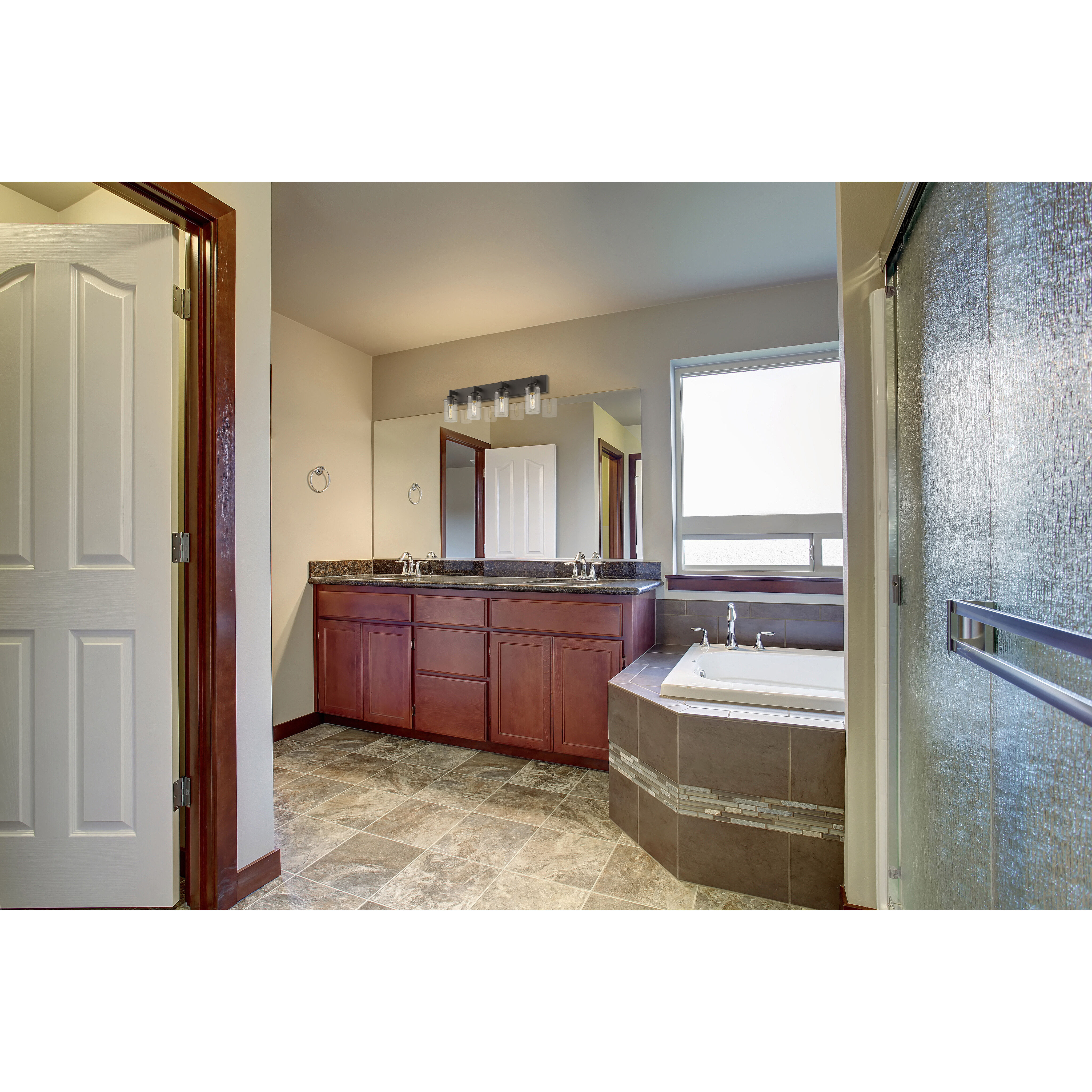 Savannah 4 Light 31.5 inch Bronze Vanity Wall Light