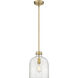 Pearson 1 Light 9.5 inch Rubbed Brass Pendant Ceiling Light