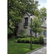 Tiberius 4 Light 120 inch Black Outdoor Post Mounted Fixture