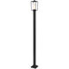 Sheridan 1 Light 111.25 inch Black Outdoor Post Mounted Fixture