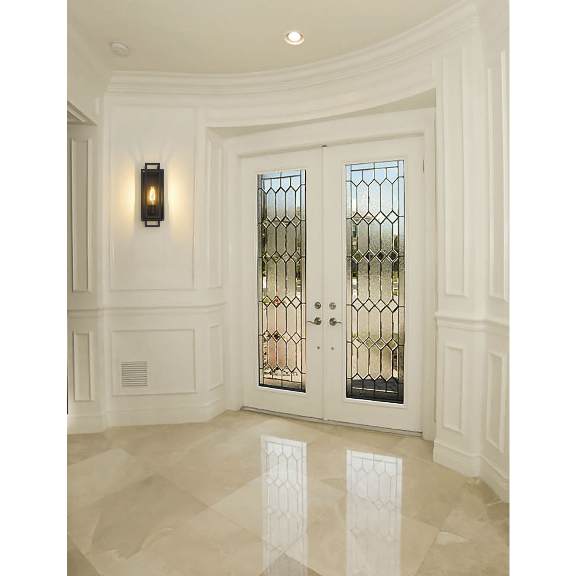 Titania 1 Light 4.75 inch Matte Black Wall Sconce Wall Light