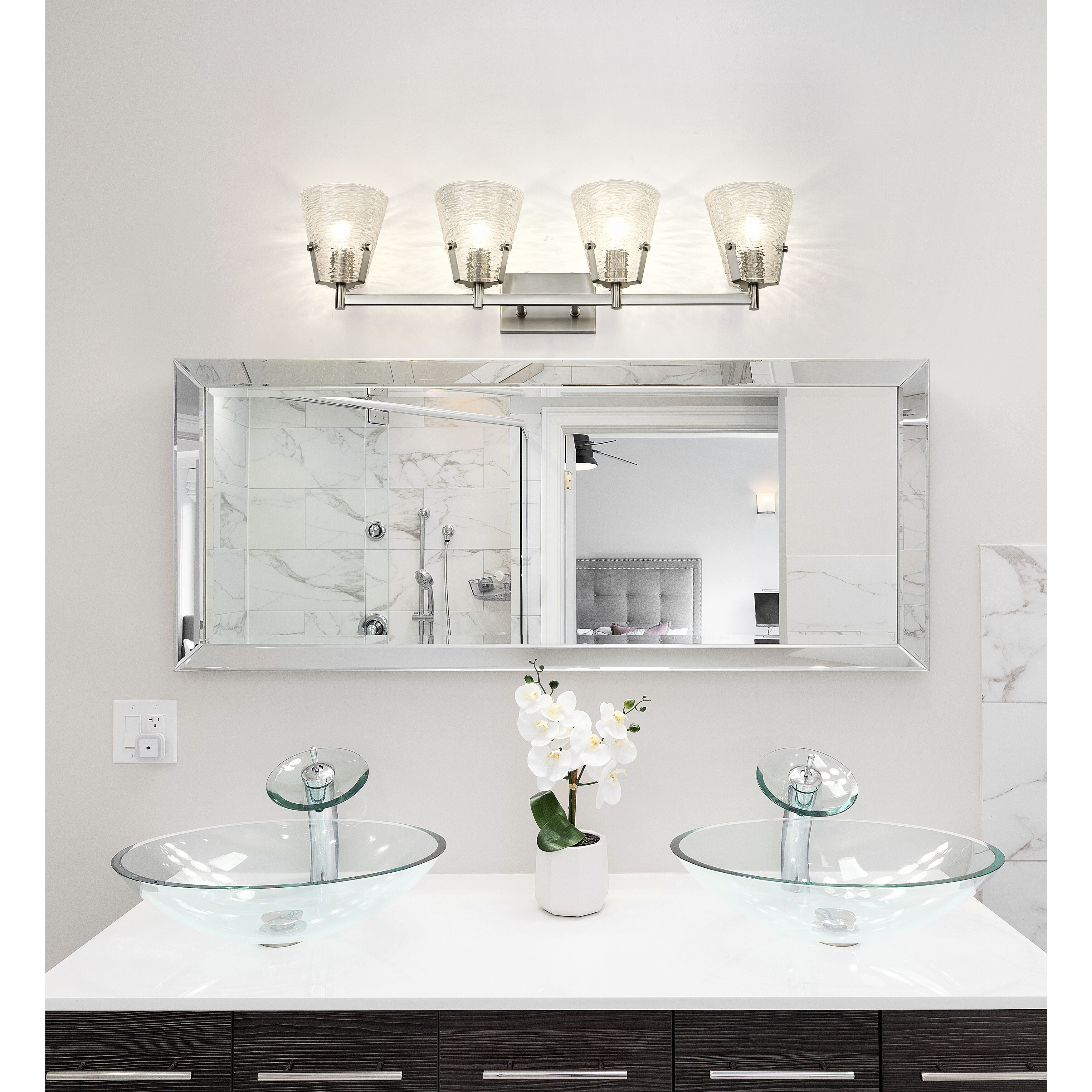 Z-Lite 1101-4V-BN Analia 4 Light 36 inch Brushed Nickel