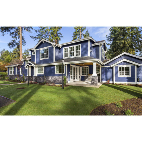 Davina 3 Light 114.25 inch Black Outdoor Post Mounted Fixture in G9