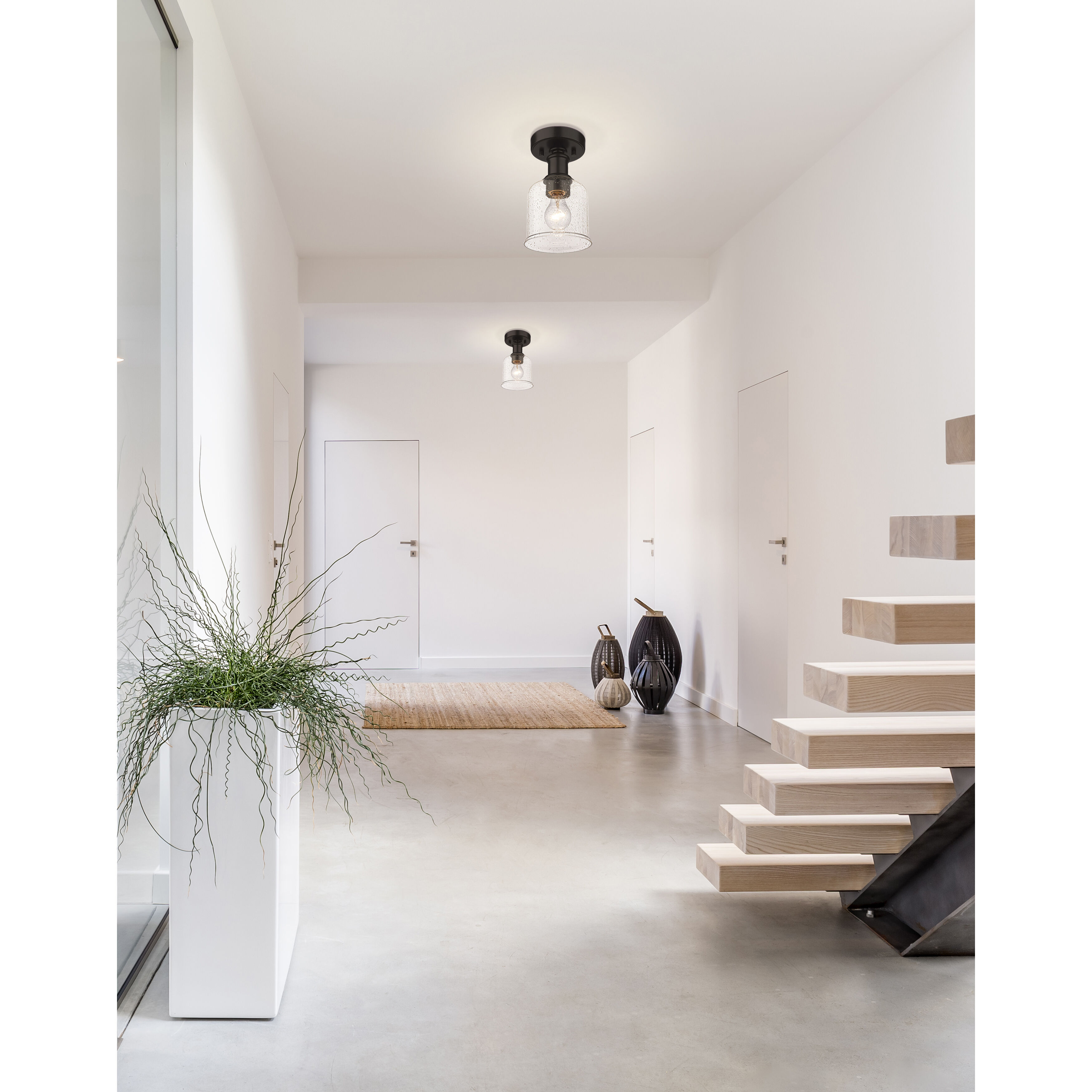 Bryant 1 Light 5.5 inch Bronze Flush Mount Ceiling Light