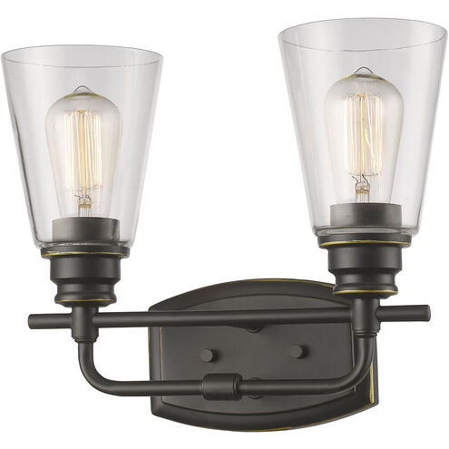 Annora 2 Light 13.13 inch Olde Bronze Vanity Wall Light