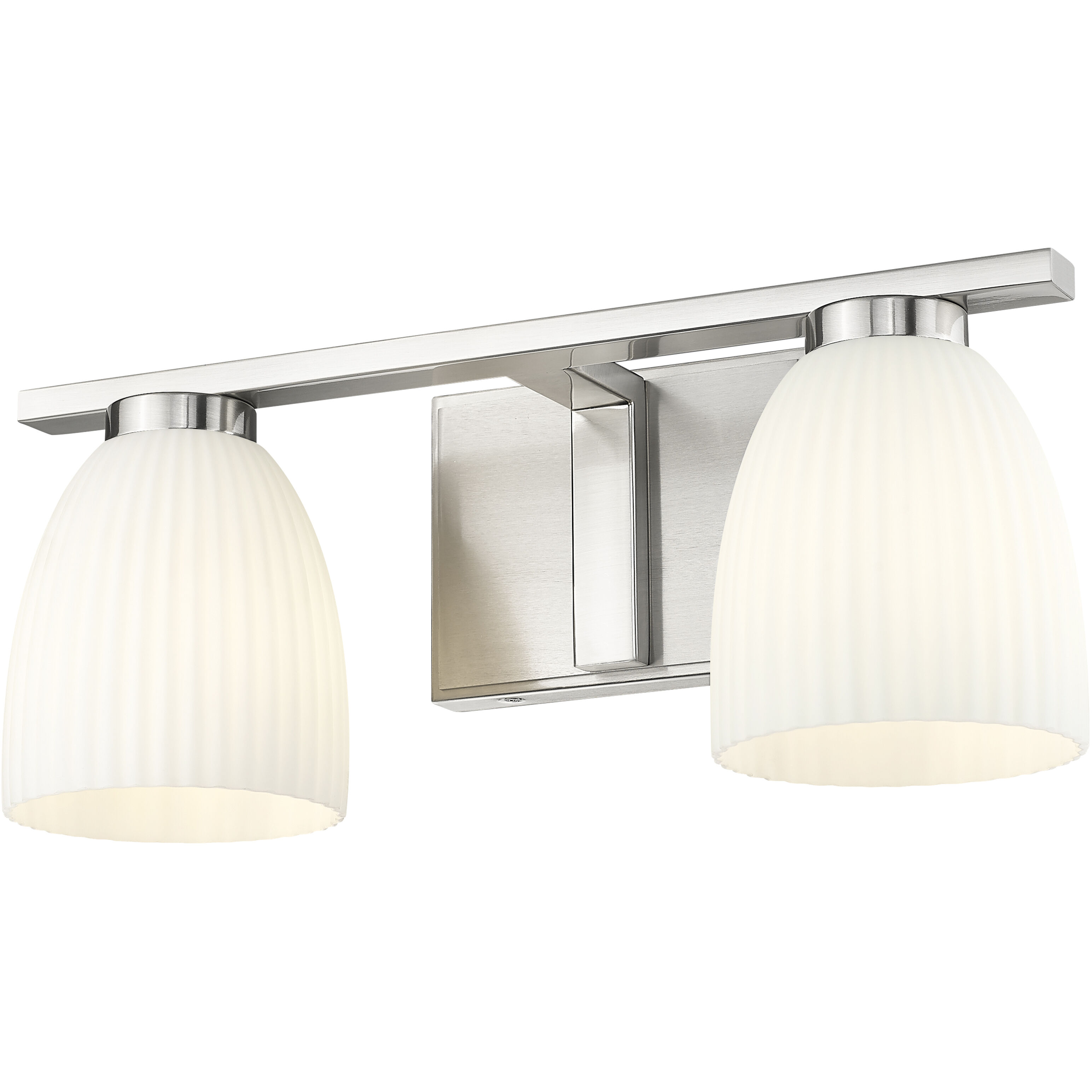 Naya 2 Light 16 inch Brushed Nickel Bath Vanity Light Wall Light