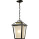 Memphis Outdoor 1 Light 9 inch Oil Rubbed Bronze Outdoor Chain Mount Ceiling Fixture