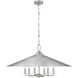 Rialto 6 Light 32 inch Signature Pewter Pendant Ceiling Light