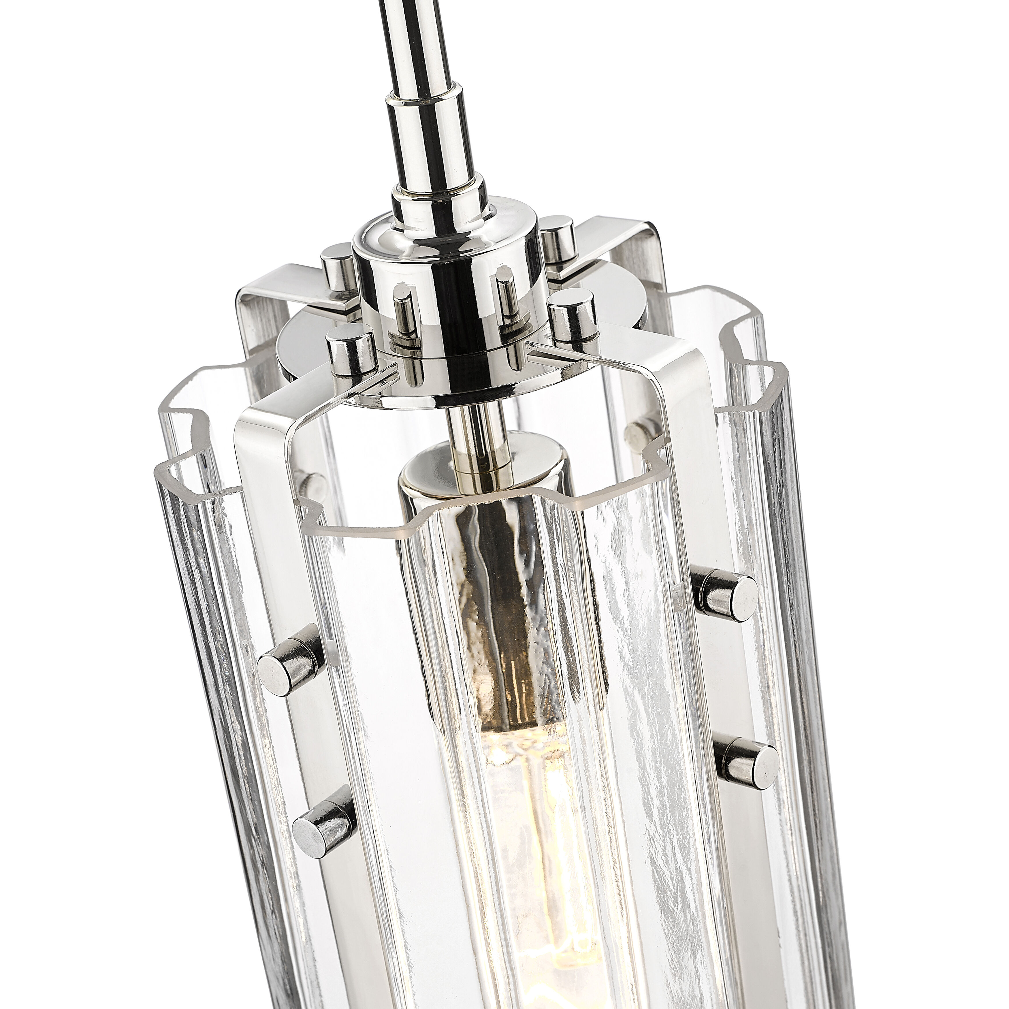 Alverton 1 Light 5.5 inch Polished Nickel Pendant Ceiling Light