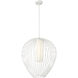 Savanti 1 Light 22 inch Tundra White Pendant Ceiling Light