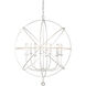 Tull 10 Light 36 inch Matte White Chandelier Ceiling Light