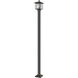 Aspen 1 Light 109.27 inch Oil Rubbed Bronze Outdoor Post Mounted Fixture
