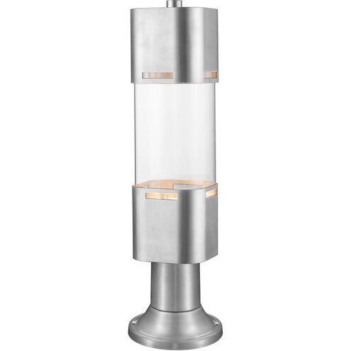 Lestat LED 22 inch Brushed Aluminum Outdoor Pier Mounted Fixture