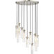 Beau 11 Light 24 inch Brushed Nickel Chandelier Ceiling Light