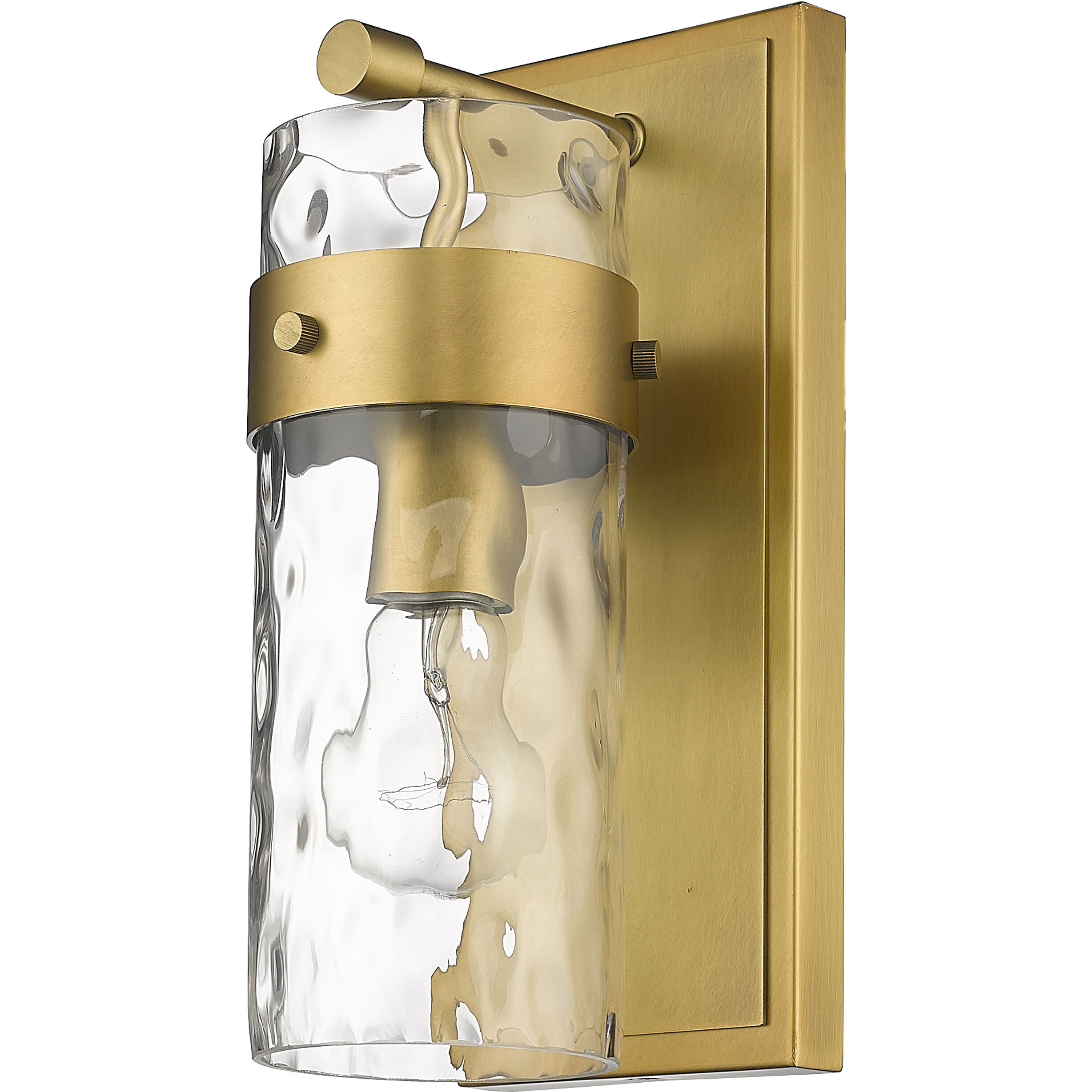 Fontaine 1 Light 4.75 inch Rubbed Brass Wall Sconce Wall Light in Rubbed Bronze