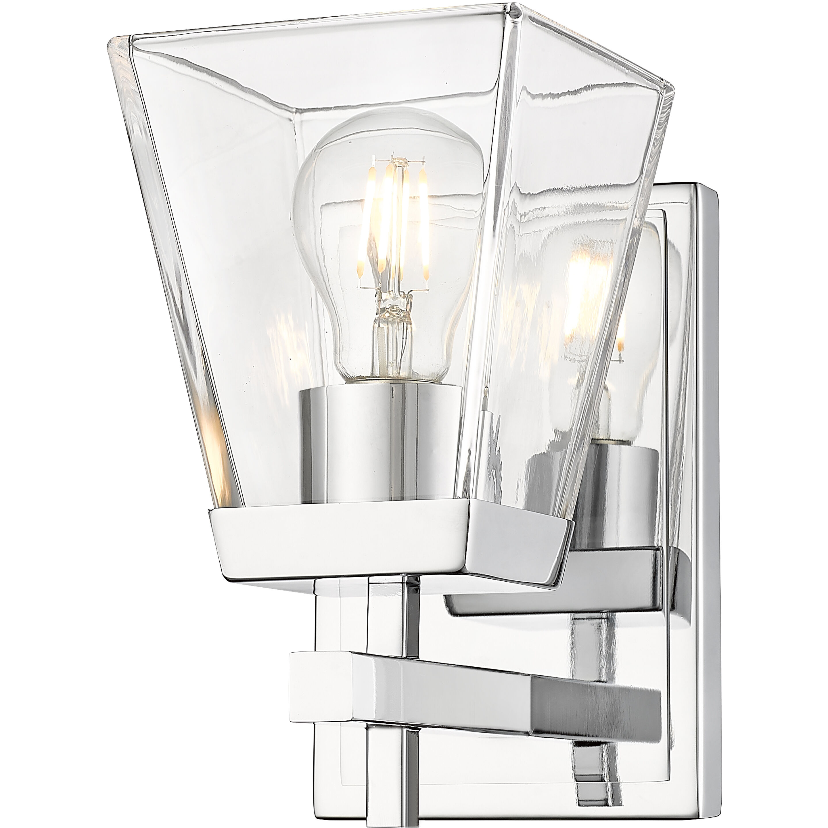 Lauren 1 Light 5 inch Chrome Wall Sconce Wall Light