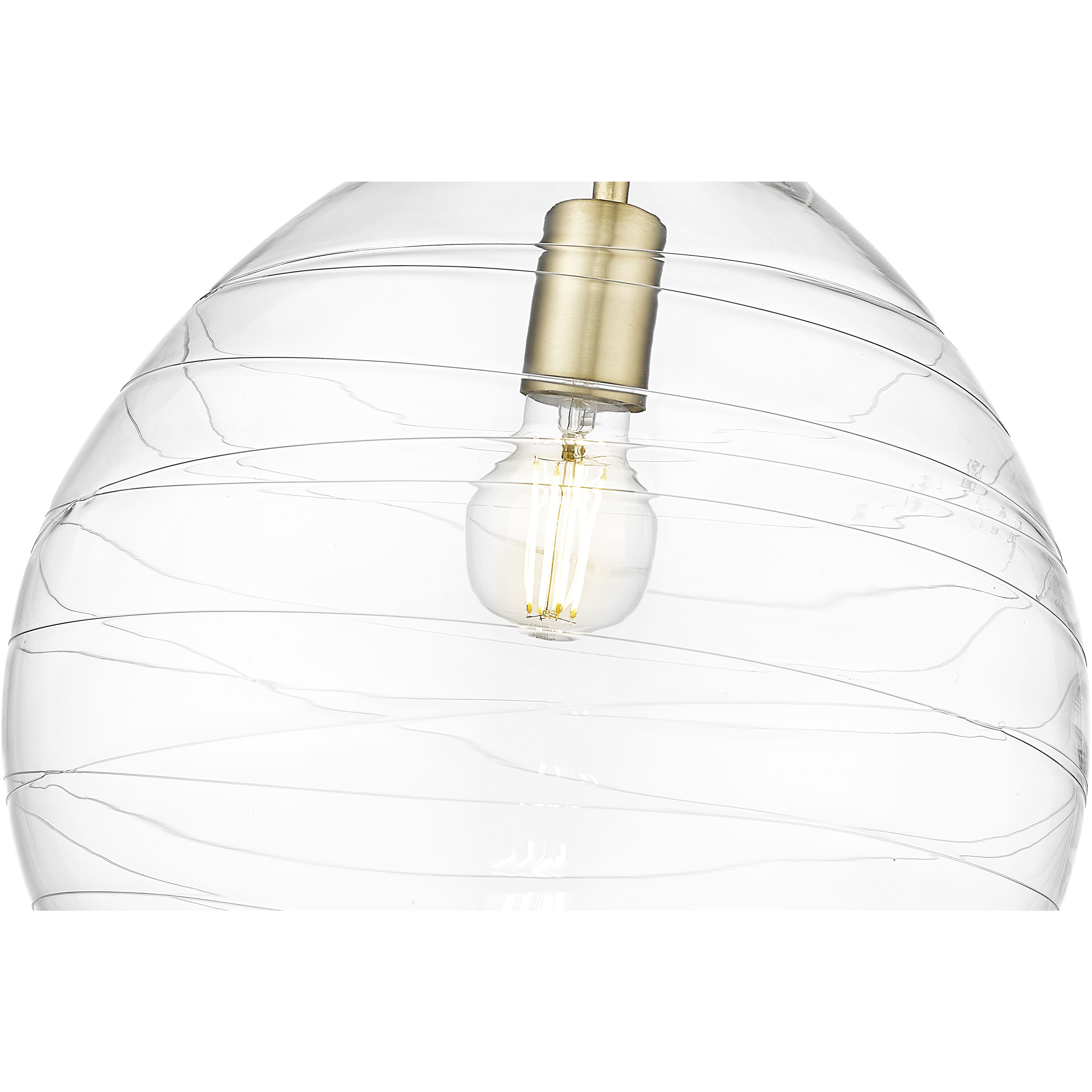 Bon Air 1 Light 13 inch Modern Gold Pendant Ceiling Light