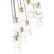 Alton 11 Light 24 inch Modern Gold Chandelier Ceiling Light