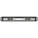 Titania 4 Light 40 inch Black and Chrome Vanity Wall Light