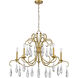 Amara 5 Light 38 inch Gilded Gold Chandelier Ceiling Light