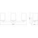 Thayer 3 Light 22.5 inch Brushed Nickel Vanity Wall Light