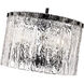 Glacier 3 Light 12.5 inch Matte Black Pendant Ceiling Light
