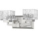 Rubicon 2 Light 13.5 inch Brushed Nickel Vanity Wall Light in G9