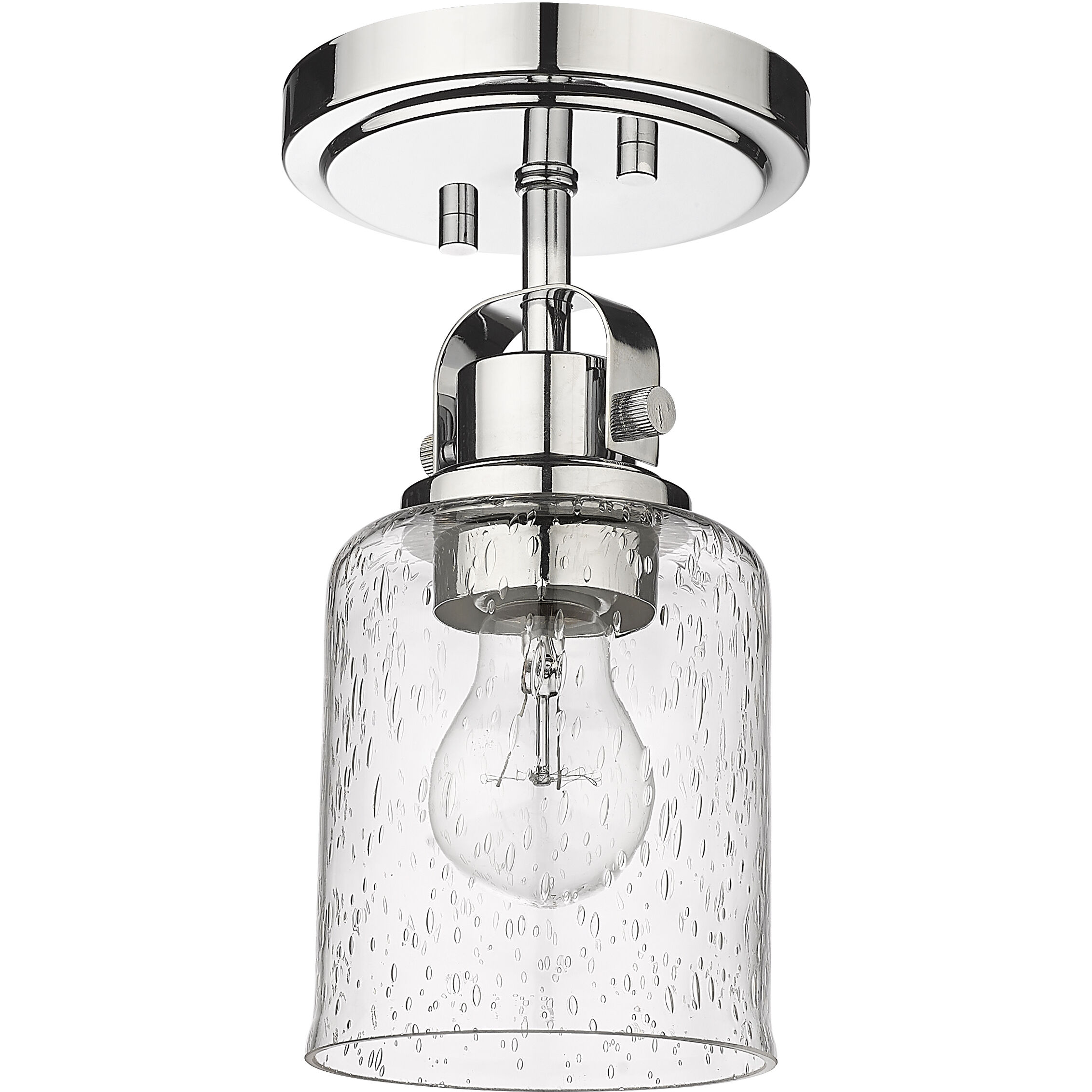 Kinsley 1 Light 5.25 inch Chrome Flush Mount Ceiling Light